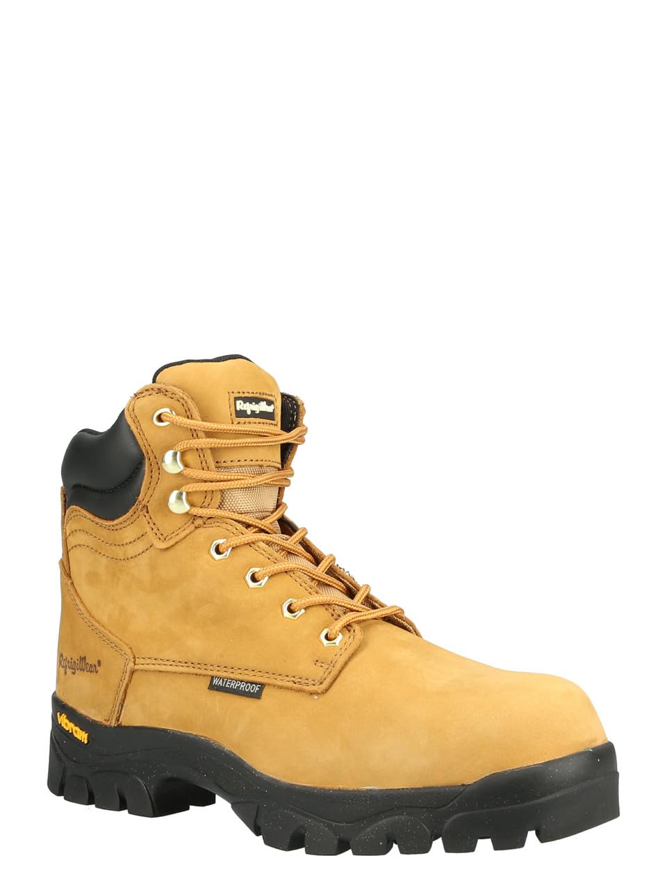 RefrigiWear Men's Ice Logger Warm Insulated Waterproof Leather Work Boots, Tan - 6
