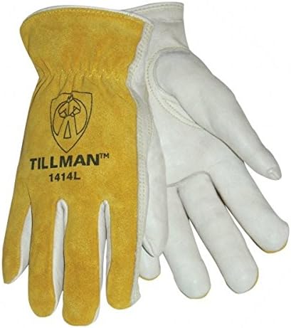 Tillman 1414 Top Grain/Split Cowhide Drivers Gloves - pack of 4 pairs