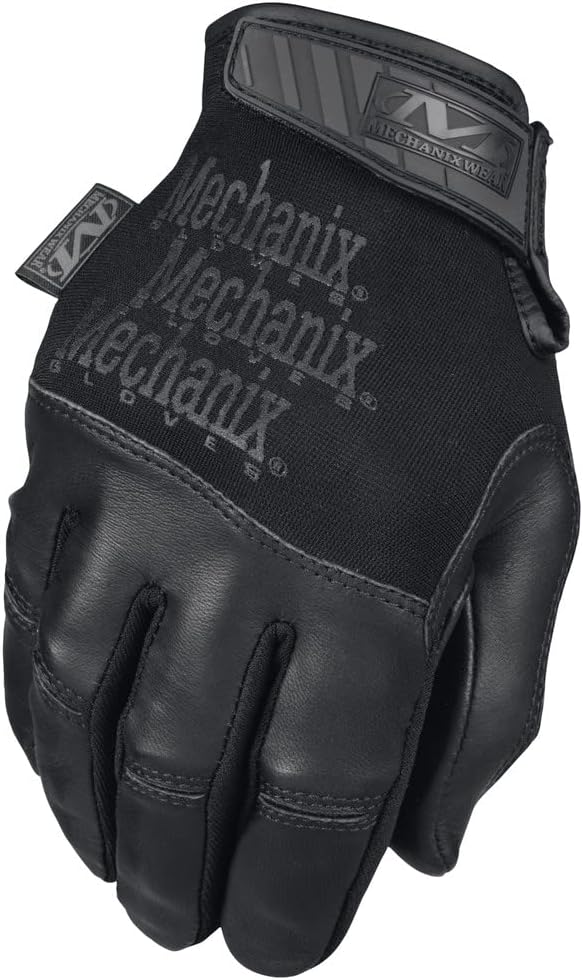 Mechanix Wear Tactical Specialty Recon Leather Gloves Covert Black Small