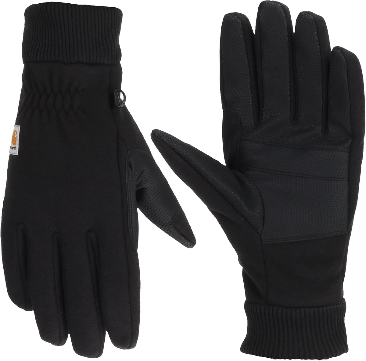 Carhartt Men's Wind Fighter Thermal-Lined Fleece Touch-Sensitive Knit Cuff Glove