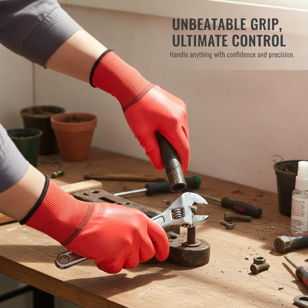 Work Gloves, Waterproof
