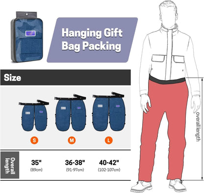 Chainsaw Chaps,Chainsaw Safety Apron,Chainsaw Protection Pants with Adjustable Belt&Pocket,Forestry Protective Gear