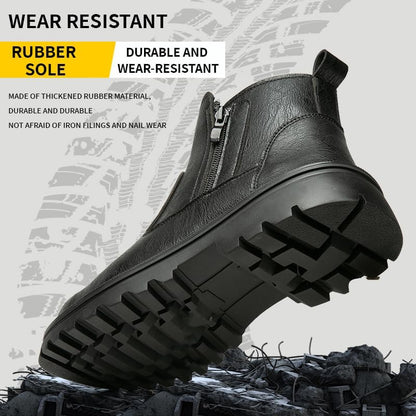Women's Steel Toe Boots Waterproof Lightweight Construction Safety Shoes