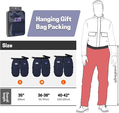 Chainsaw Chaps,Chainsaw Safety Apron,Chainsaw Protection Pants with Adjustable Belt&Pocket,Forestry Protective Gear
