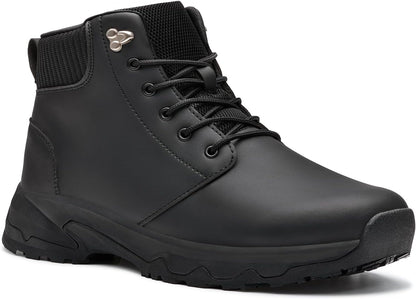 Non Slip Work Boots for Men,Kitchen shoes for Restaurant Food Service,Black