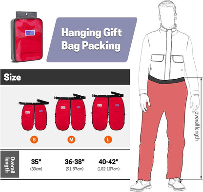 Chainsaw Chaps,Chainsaw Safety Apron,Chainsaw Protection Pants with Adjustable Belt&Pocket,Forestry Protective Gear