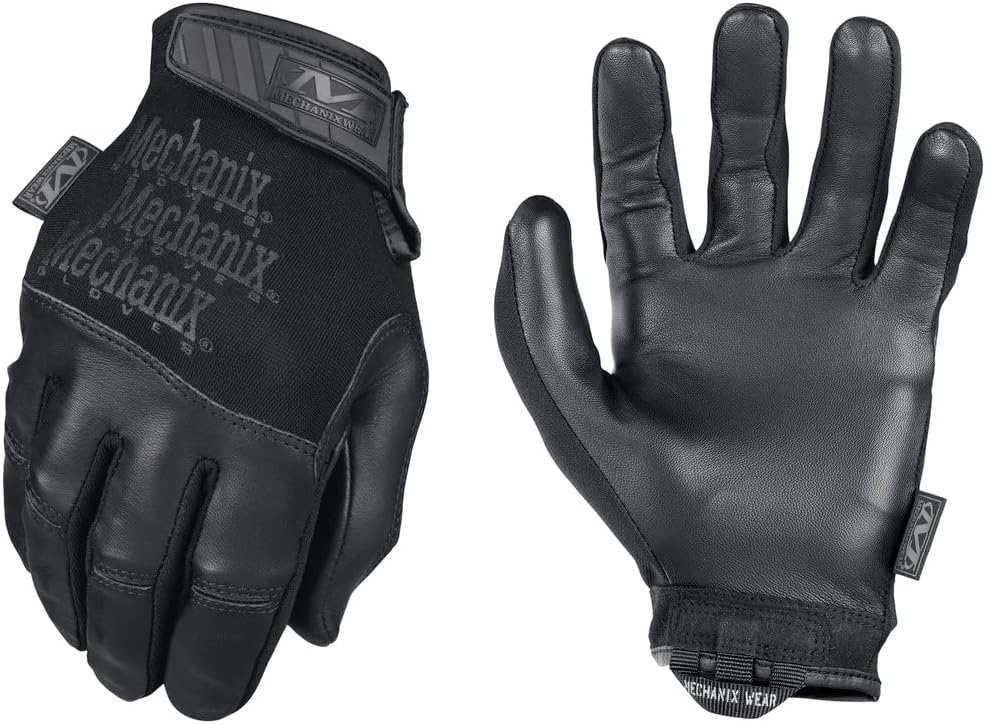 Mechanix Wear Tactical Specialty Recon Leather Gloves Covert Black Small