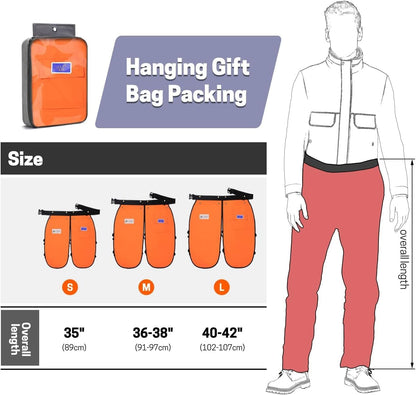 Chainsaw Chaps,Chainsaw Safety Apron,Chainsaw Protection Pants with Adjustable Belt&Pocket,Forestry Protective Gear