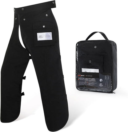 Chainsaw Chaps, 8-Layer Chainsaw Apron Chainsaw Safety Pants for Men & Women Chainsaw Accessories for Forest Worker