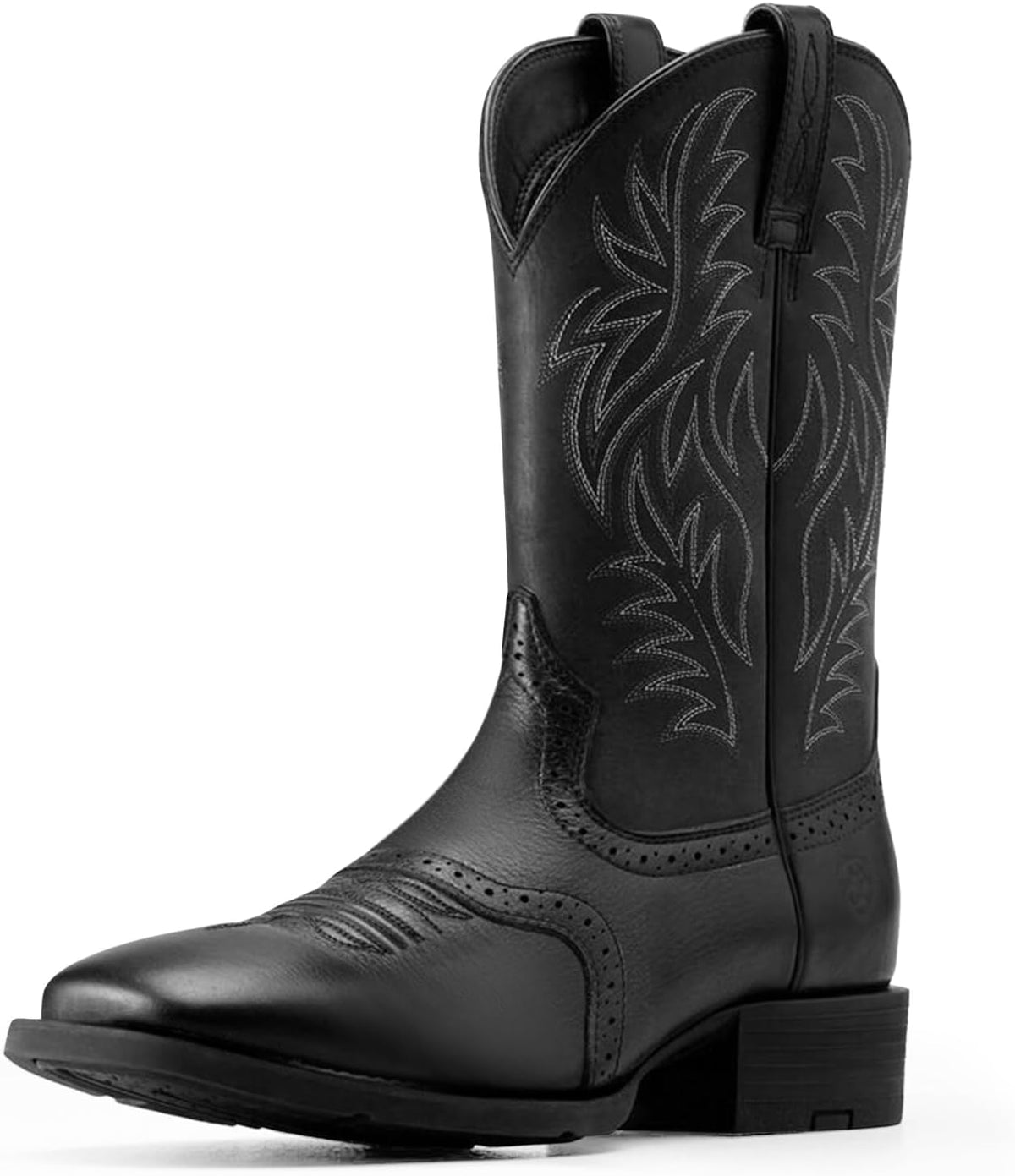 Lyrisiphy Pointed Toe Cowboy Boots Men White Western Country Boots