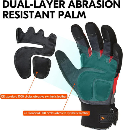 Vgo...-4°F Women's Coldproof&Waterproof Winter Gloves(SL8777FW)