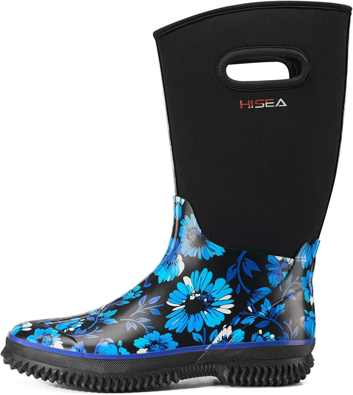 HISEA Women's Mud Rain Boots, Waterproof Insulated Rubber Garden Shoes