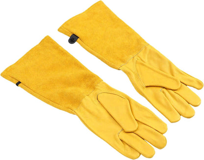 Ejoyous Thorn Proof Gardening Gloves, Leather Long Sleeve 16.54in