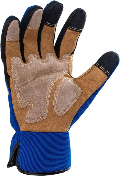 Vgo... Gardening Work Gloves for Men,Thornproof,Touchscreen(SL7475,S)