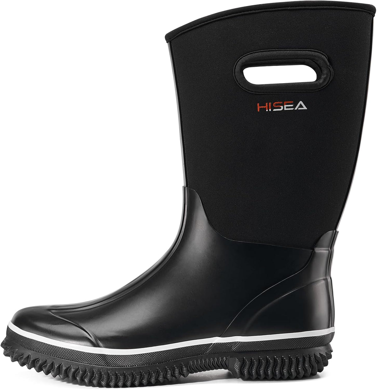 HISEA Women's Mud Rain Boots, Waterproof Insulated Rubber Garden Shoes
