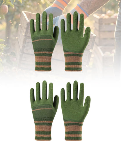Rubber Coated Gardening Gloves for Women and Men