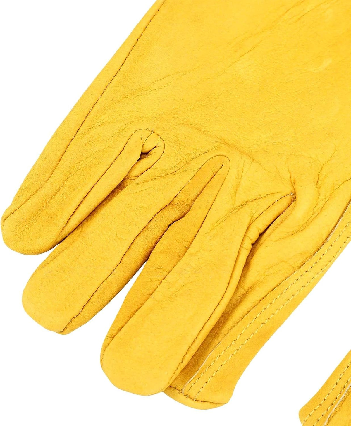 ViaGasaFamido Gardening Gloves with Long Cuff, Leather Puncture Proof for