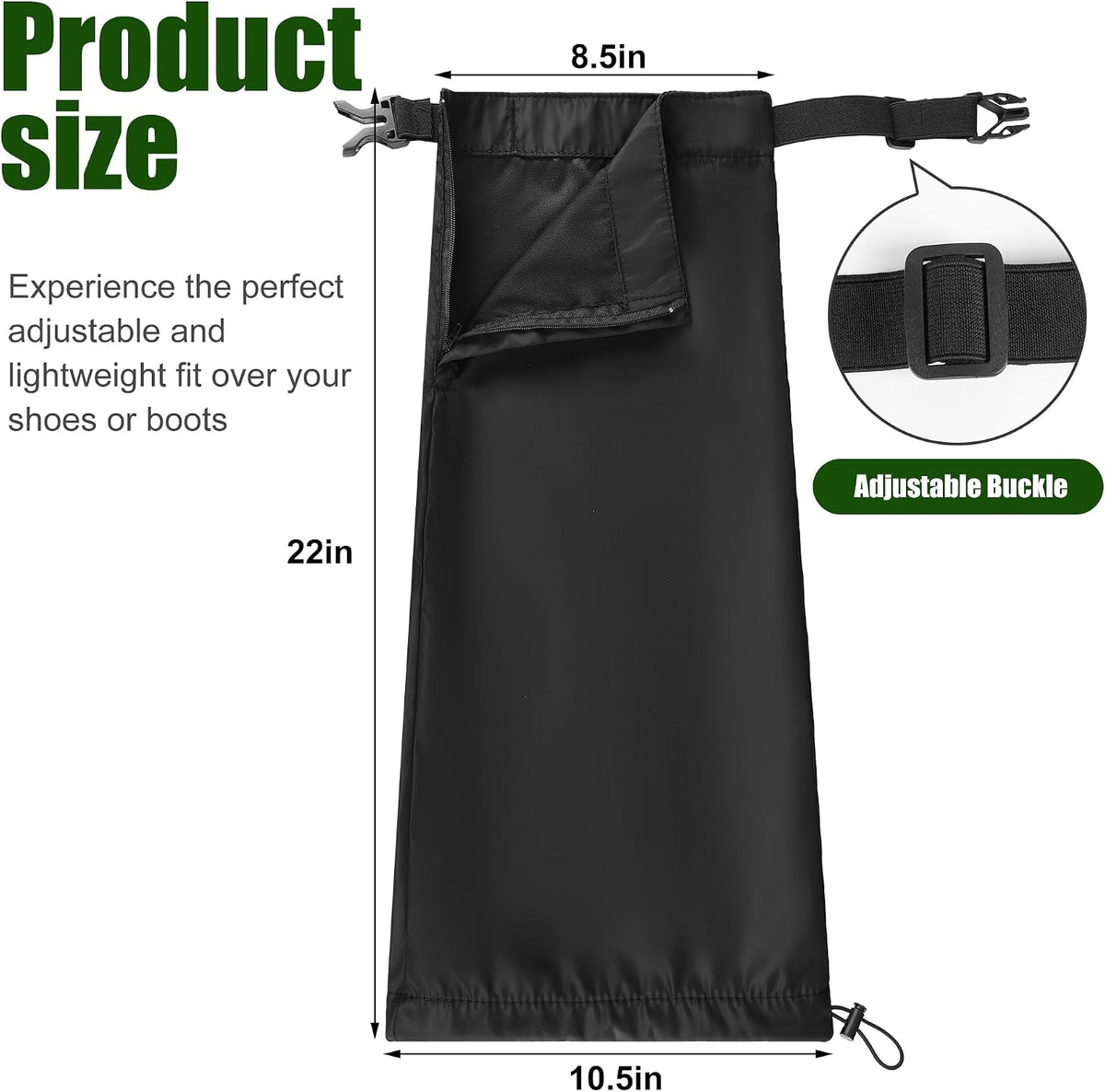 Adnee 2 Pcs Garden Trimming Leg Chaps, Weed Eating Leg Protectors