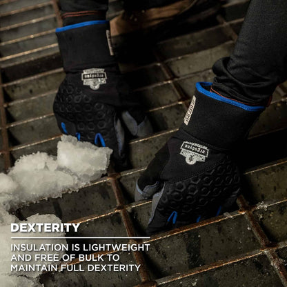 Ergodyne ProFlex Reinforced Thermal Waterproof Insulated Work Gloves