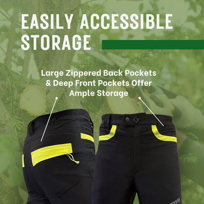 FORESTER Chainsaw Protective Pants – Lightweight 360 Degree Class A Safety Protection for Forestry and Arborist
