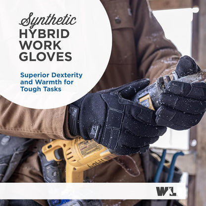 Wells Lamont Men's FX3 HydraHyde Insulated Leather Work Gloves, XX-Large