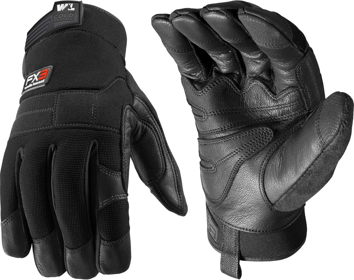 Wells Lamont Men's FX3 HydraHyde Insulated Leather Work Gloves, XX-Large