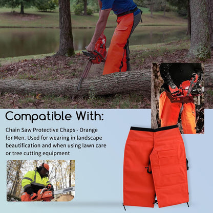 XTPTFABS 0000-886-3905 Chain Saw Protective Chaps,Adjustable Belt,L:35in