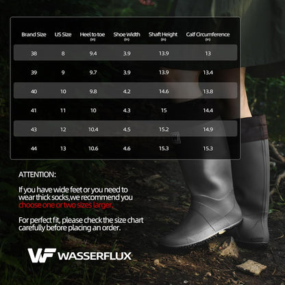 Women’s Waterproof Mid-Calf Rain Boots – Lightweight Foldable Rubber Boots with Adjustable Cuff & Anti-Slip Sole for Gardening and Outdoor Work