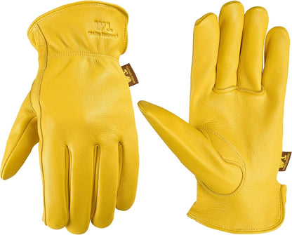 Wells Lamont Men's Deerskin Driving Gloves, Soft Grain Leather, Large