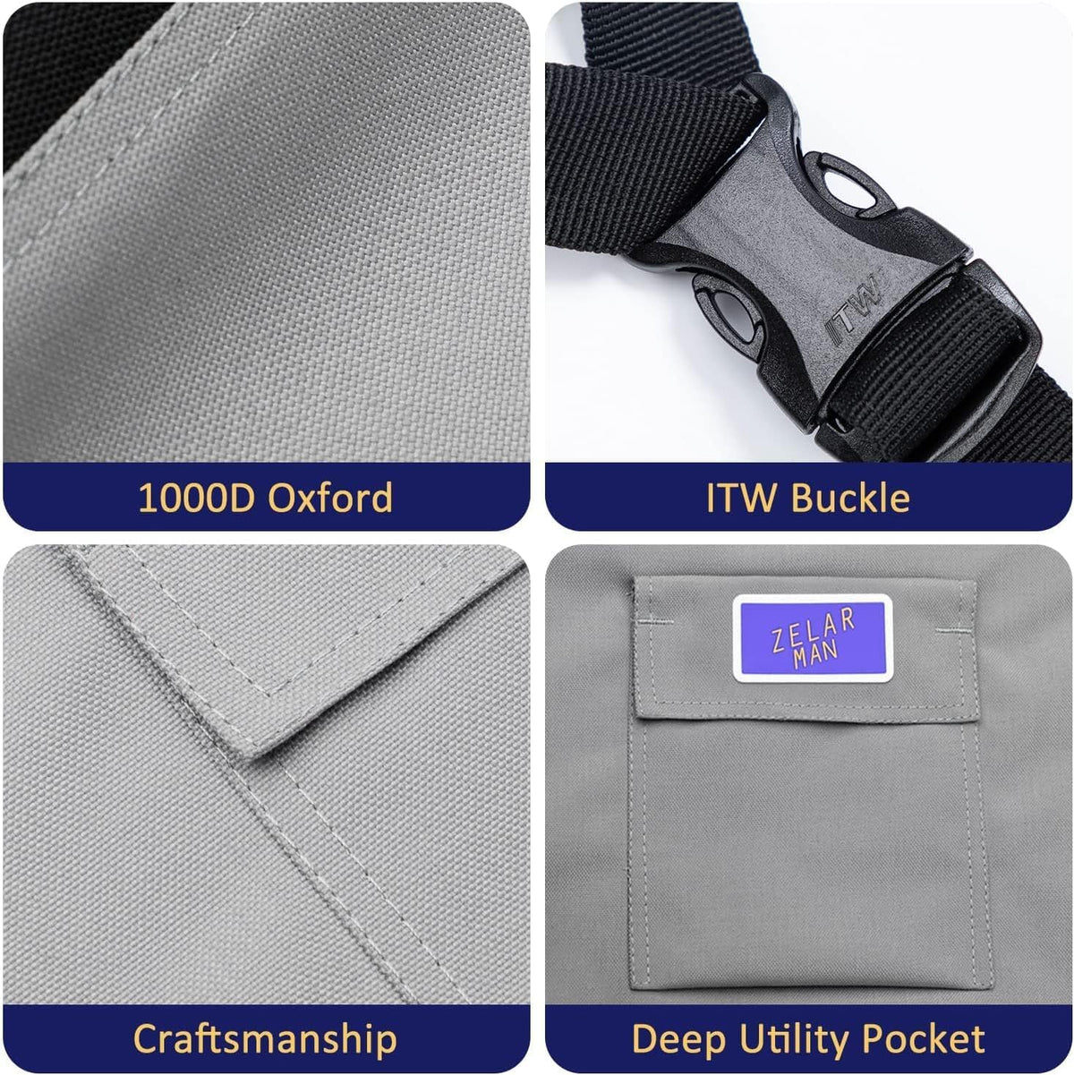 Chainsaw Chaps,Chainsaw Safety Apron,Chainsaw Protection Pants with Adjustable Belt&Pocket,Forestry Protective Gear