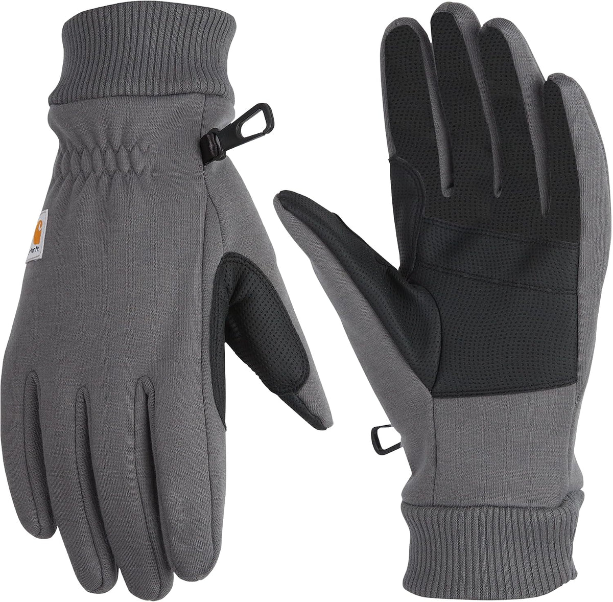 Carhartt Men's Wind Fighter Thermal-Lined Fleece Touch-Sensitive Knit Cuff Glove