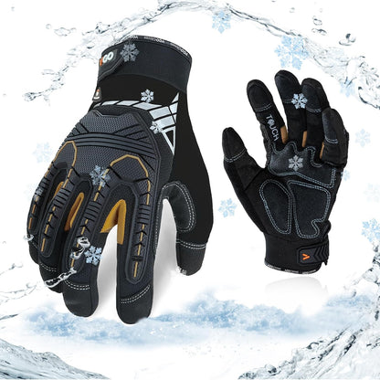 Vgo... 32°F Waterproof Winter Work Gloves Men Mechanic Touch(SL8849FW)