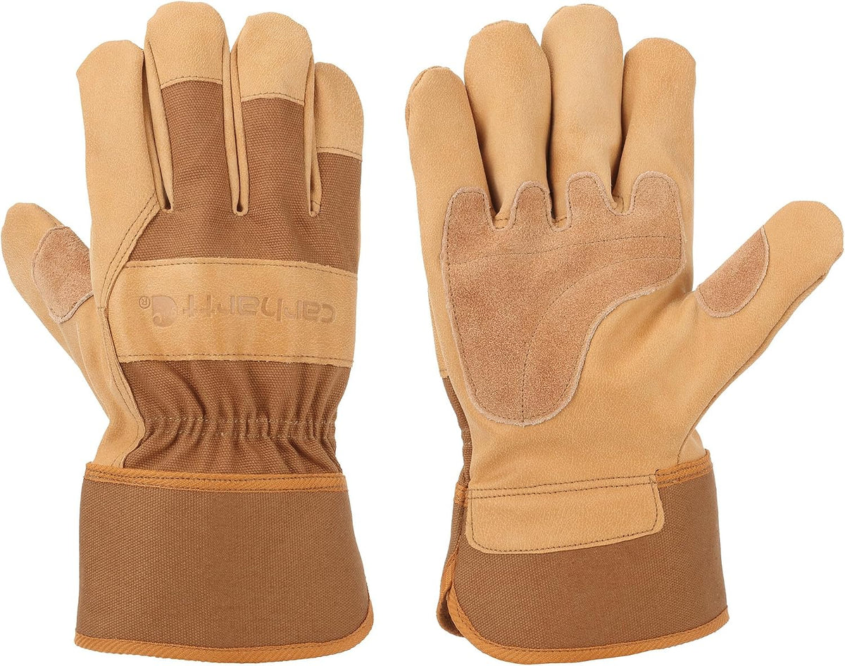 Carhartt Men's Duck Synthetic Leather Safety Cuff Glove