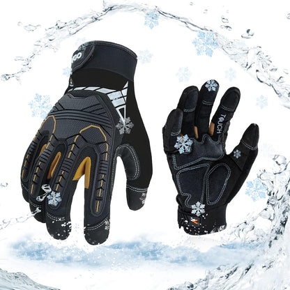 Vgo... 32°F Waterproof Winter Work Gloves Men Mechanic Touch(SL8849FW)