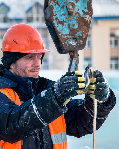 toolant Upgraded Waterproof Winter Work Glove with 3M Lining, High Dexterity Leather Gloves,Touchscreen with Impact Protection