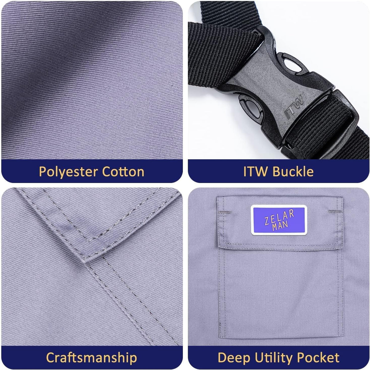 Chainsaw Chaps,Chainsaw Safety Apron,Chainsaw Protection Pants with Adjustable Belt&Pocket,Forestry Protective Gear