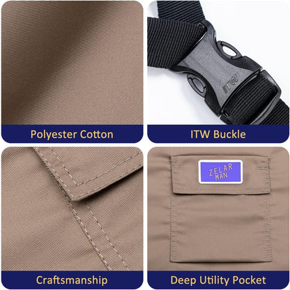 Chainsaw Chaps,Chainsaw Safety Apron,Chainsaw Protection Pants with Adjustable Belt&Pocket,Forestry Protective Gear