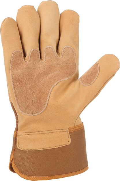 Carhartt Men's Duck Synthetic Leather Safety Cuff Glove