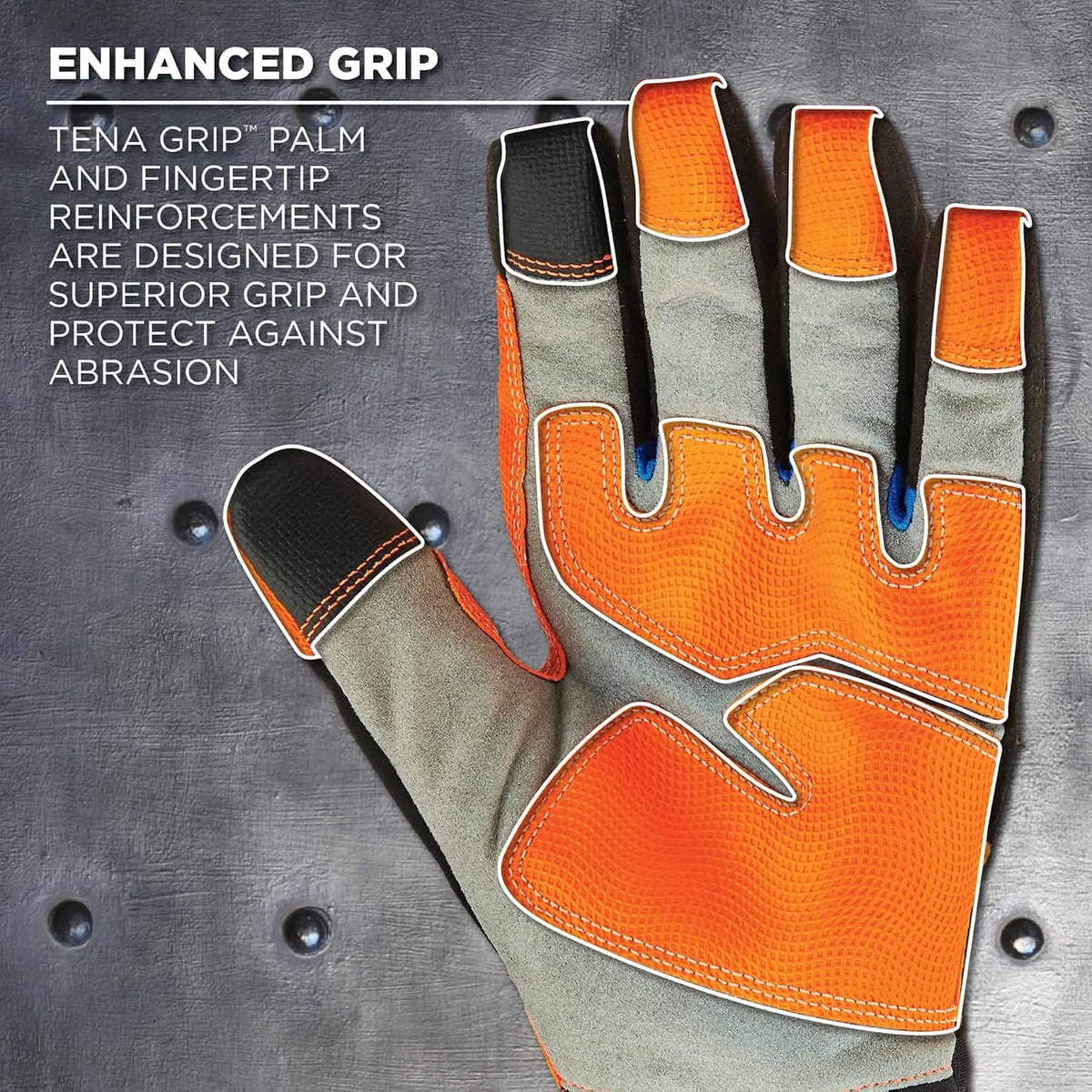 Waterproof Work Gloves, Thermal Insulated, Touchscreen, Enhanced Grip, Ergodyne ProFlex 818WP,Black