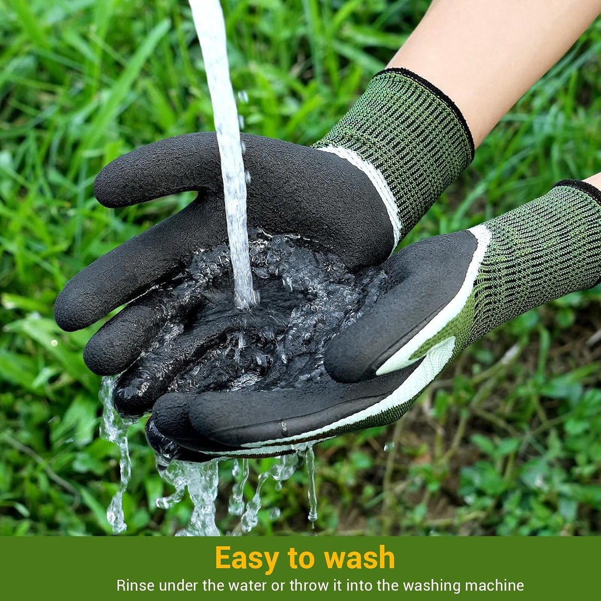 Dofowork Gardening Gloves - 6 Pair Gardening Gloves for Women/Men with Grip