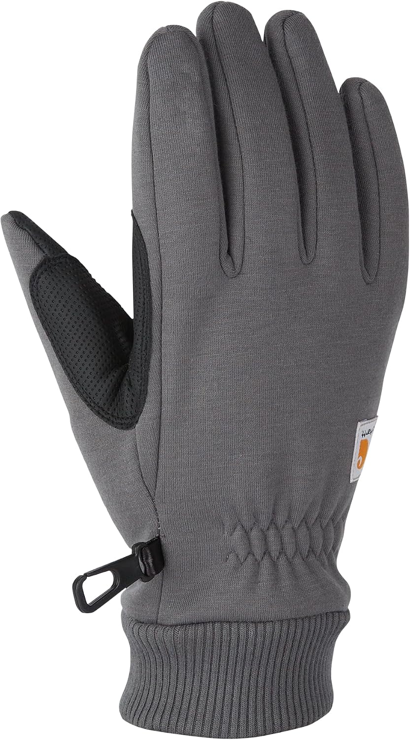 Carhartt Men's Wind Fighter Thermal-Lined Fleece Touch-Sensitive Knit Cuff Glove