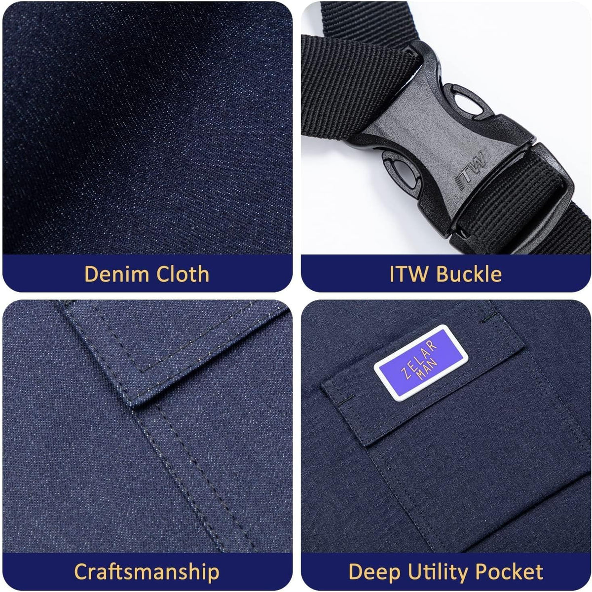 Chainsaw Chaps,Chainsaw Safety Apron,Chainsaw Protection Pants with Adjustable Belt&Pocket,Forestry Protective Gear