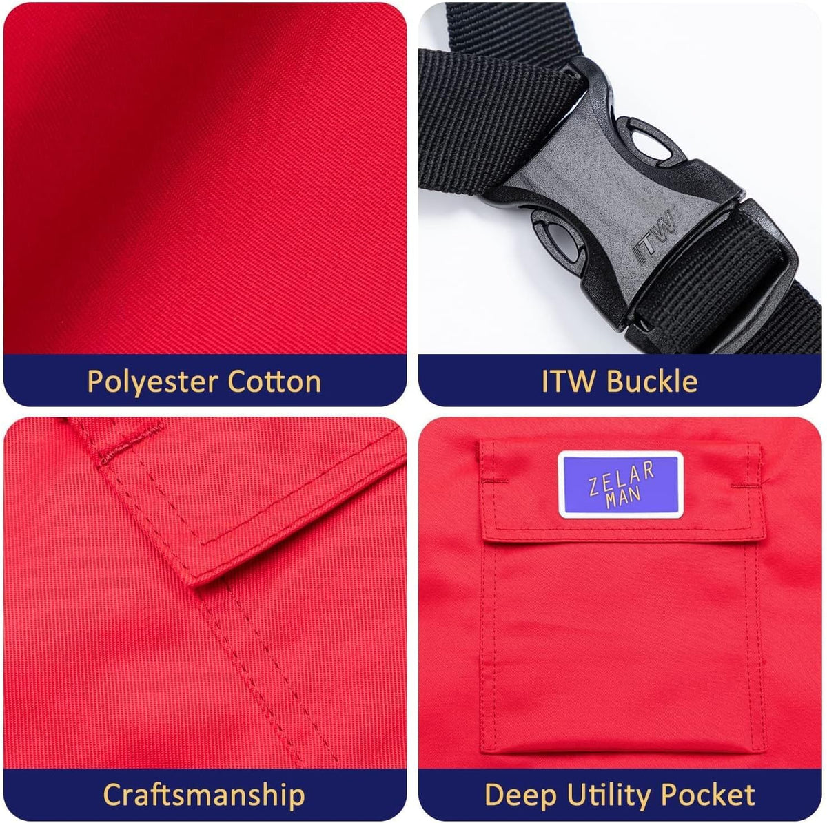 Chainsaw Chaps,Chainsaw Safety Apron,Chainsaw Protection Pants with Adjustable Belt&Pocket,Forestry Protective Gear