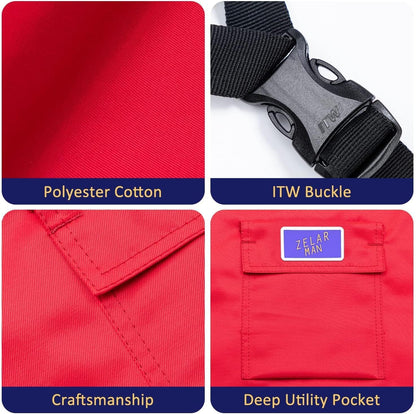 Chainsaw Chaps,Chainsaw Safety Apron,Chainsaw Protection Pants with Adjustable Belt&Pocket,Forestry Protective Gear