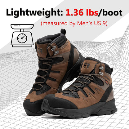 ROCKROOSTER Mens Waterproof Steel Toe Safety Work Boots AH001