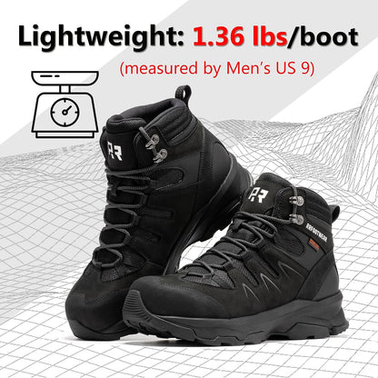 ROCKROOSTER Mens Waterproof Steel Toe Safety Work Boots AH001