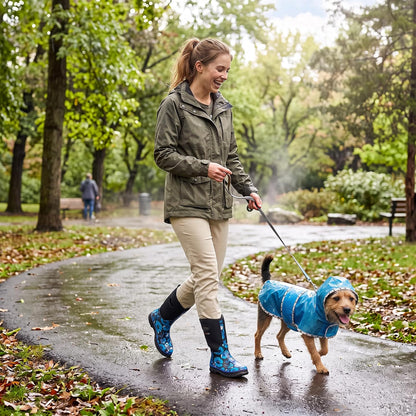 HISEA Women's Mud Rain Boots, Waterproof Insulated Rubber Garden Shoes