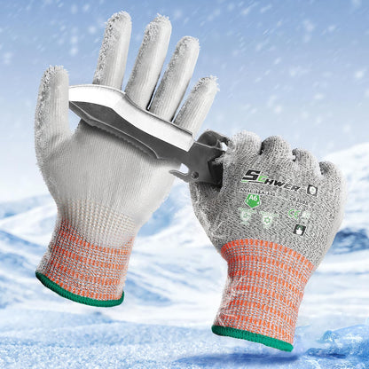 Schwer 12 Pairs A6 Cut Resistant Work Gloves, Reinforced Thumb, CR3028, S