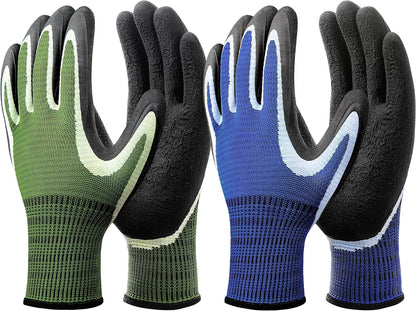 Dofowork Gardening Gloves - 6 Pair Gardening Gloves for Women/Men with Grip